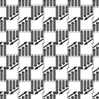 Money coins graph pattern seamless vector