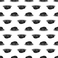 Concept driverless car pattern seamless vector