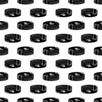 Robot vacuum cleaner pattern seamless vector