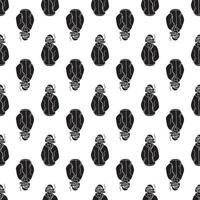 Rapper smoking pattern seamless vector