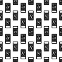 Dont disturb motel tag pattern seamless vector