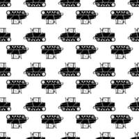 Farm crawler pattern seamless vector