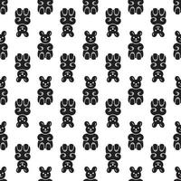 Candy bear pattern seamless vector