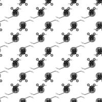 Tractor water pump pattern seamless vector