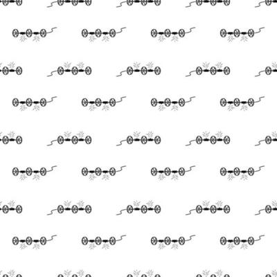 Wheel irrigation system pattern seamless vector