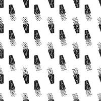 Magic bottle potion pattern seamless vector