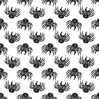 patrón de araña cruzada vector sin costuras