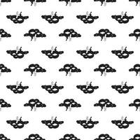 Light clouds pattern seamless vector