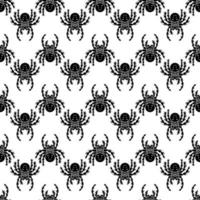 patrón de araña de vida silvestre vector sin costura