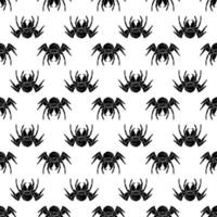 Dark spider pattern seamless vector