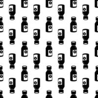 Syrup bottle pattern seamless vector