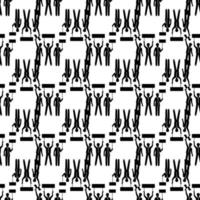 People group demonstration pattern seamless vector