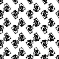 Bribery money pattern seamless vector