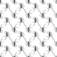 Spider bug pattern seamless vector