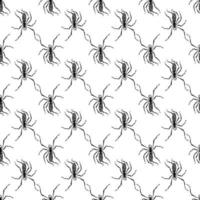 Spider bug pattern seamless vector