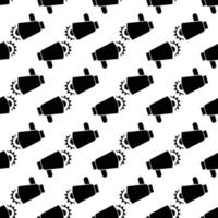 Loud megaphone pattern seamless vector