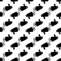 Loud megaphone pattern seamless vector