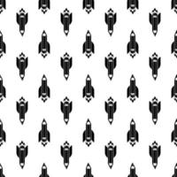 Start up pen rocket pattern seamless vector