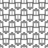 Light switch pattern seamless vector