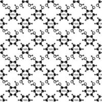 Catechol molecule pattern seamless vector
