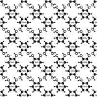 Catechol molecule pattern seamless vector