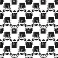 Drone box delivery pattern seamless vector