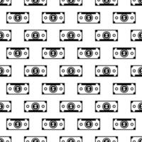 Dollar bill pattern seamless vector