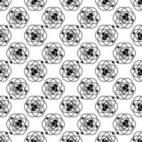 Atom molecule pattern seamless vector