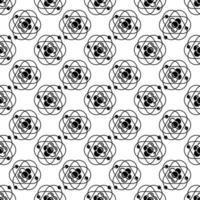 Atom molecule pattern seamless vector