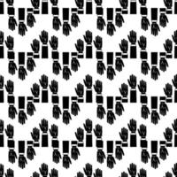 Hands up pattern seamless vector