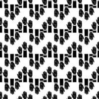 Hands up pattern seamless vector