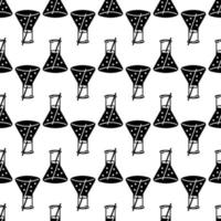 Boiling flask pattern seamless vector