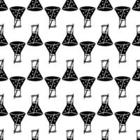 Boiling flask pattern seamless vector