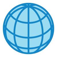 Globe grid icon isometric vector. Earth globe world sphere vector