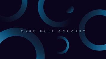 Modern minimalist dark blue premium abstract background with luxury geometric dark shape. Exclusive wallpaper design for website, poster,  brochure, presentation vector