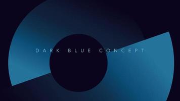 Modern minimalist dark blue premium abstract background with luxury geometric dark shape. Exclusive wallpaper design for website, poster,  brochure, presentation vector