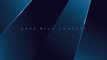 Modern minimalist dark blue premium abstract background with luxury geometric dark shape. Exclusive wallpaper design for website, poster,  brochure, presentation vector