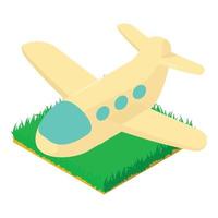 Airplane icon isometric vector. Passenger plane vector