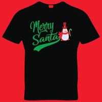 diseño de camiseta de navidad vector