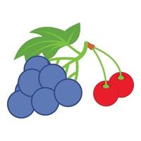 Berry harvest icon, isometric style vector