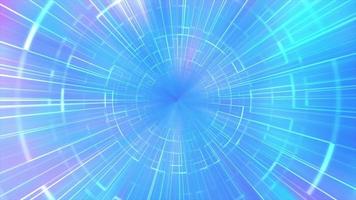 Abstract sci-fi tunnel seamless loop. Futuristic motion graphics, video