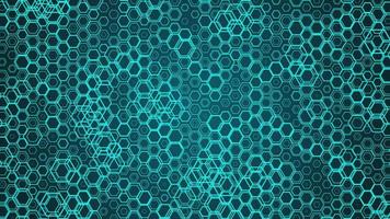 Blue Hexagon Animated Background Loop able video