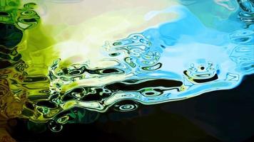 Abstract fluid forms pulse, ripple and flow - Loop video