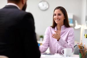 Businesspeople in the office photo