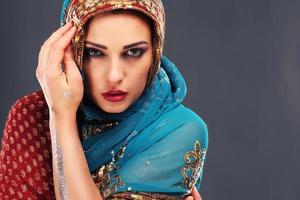 Beautiful arabic woman photo