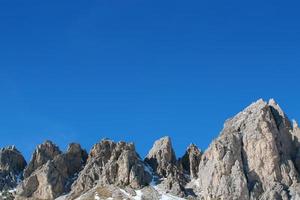 nice sky and the mountains photo