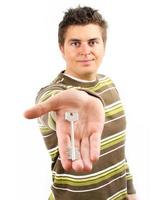 man with key photo