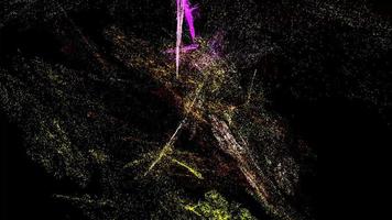 Cosmic Nebula Net Vibrant Abstract Background Digital Rendering photo