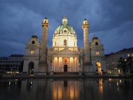 Karlskirche church in Vienna photo