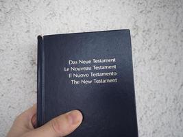 Multilingual New Testament photo